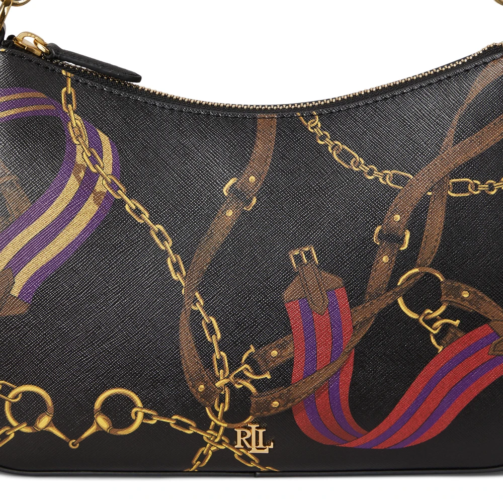 Γυναικεία Δερμάτινη Τσάντα Pinstripe Medium Danni  Lauren Ralph Lauren
