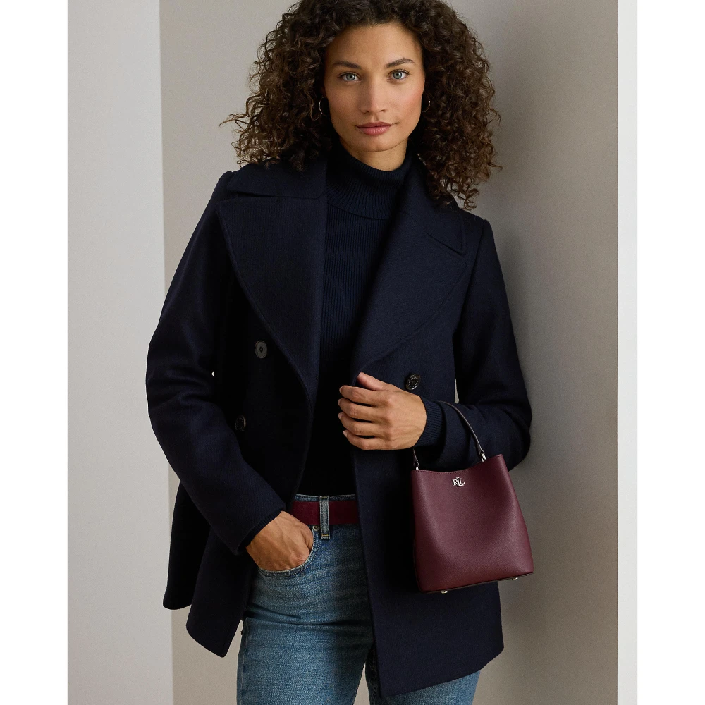 Μικρή Τσάντα Crosshatch Reese Bucket Bag Lauren Ralph Lauren
