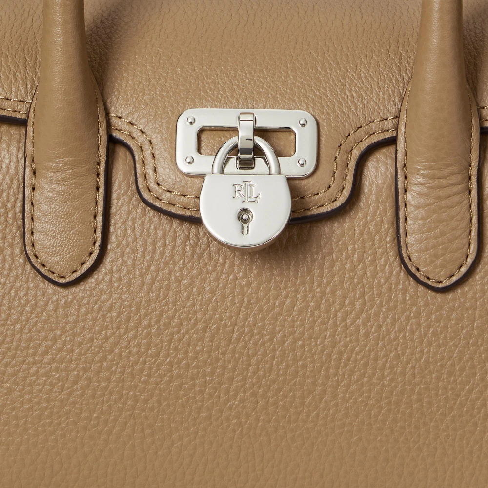 Τσάντα Pebbled Leather Small Tanner Satchel Polo Ralph Lauren