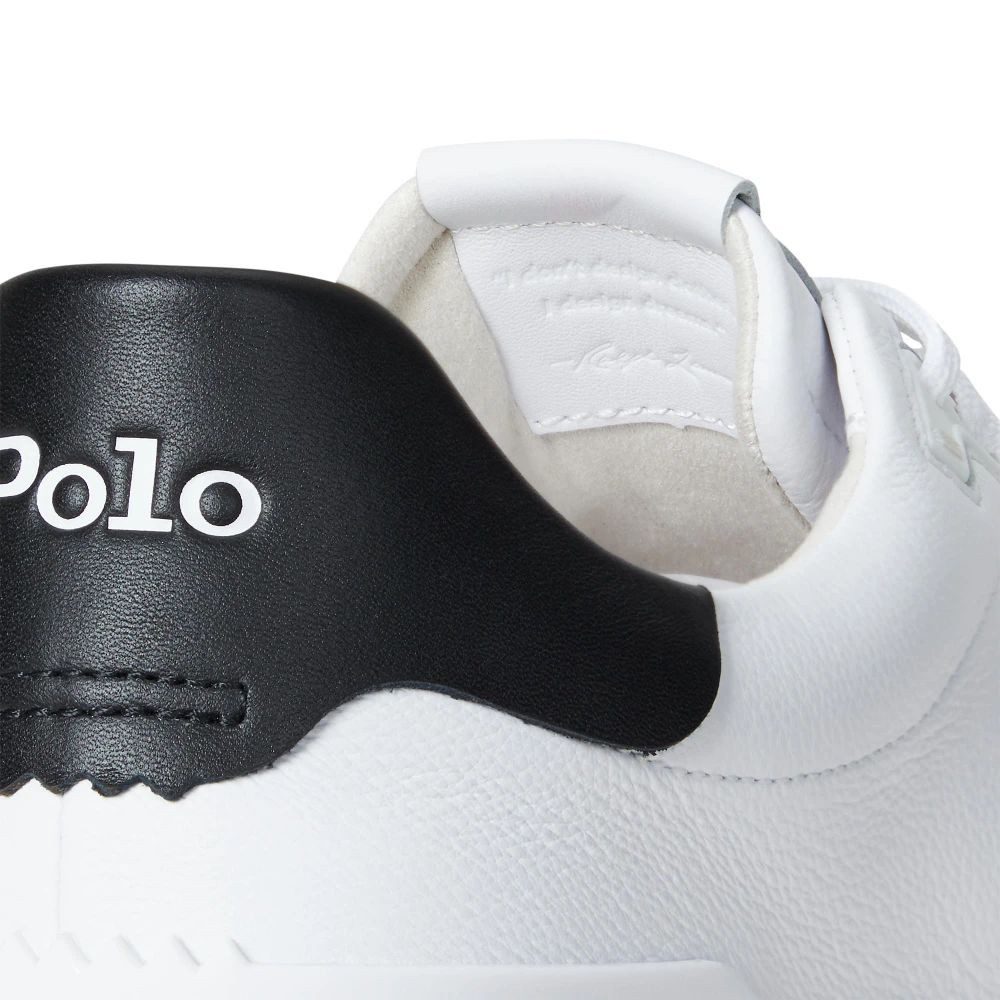 Παπούτσι RLite Court Tumbled Leather Sneaker Polo Ralph Lauren