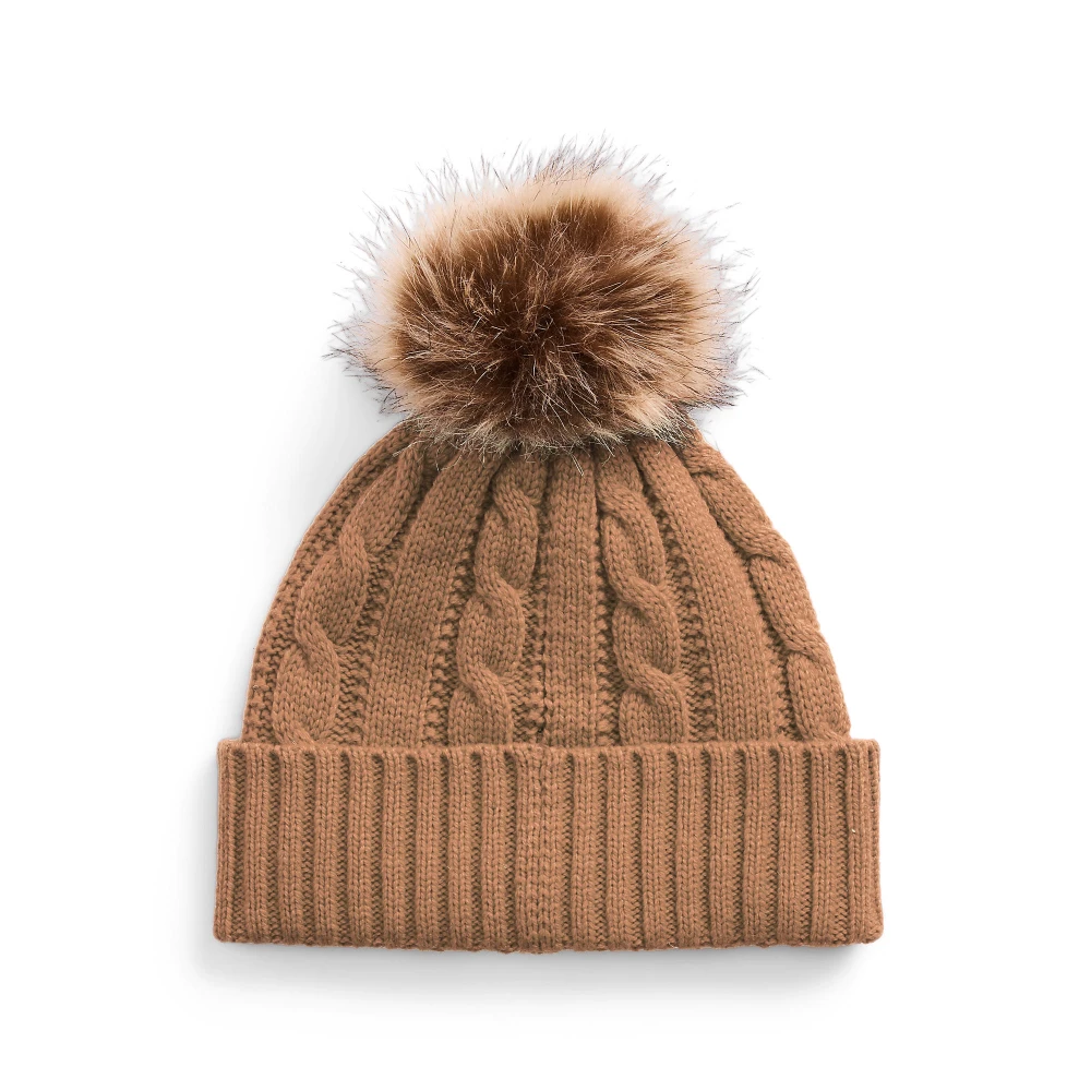 Pom Pom Beanie Γυναικείος Σκούφος Πλεκτός Lauren Ralph Lauren