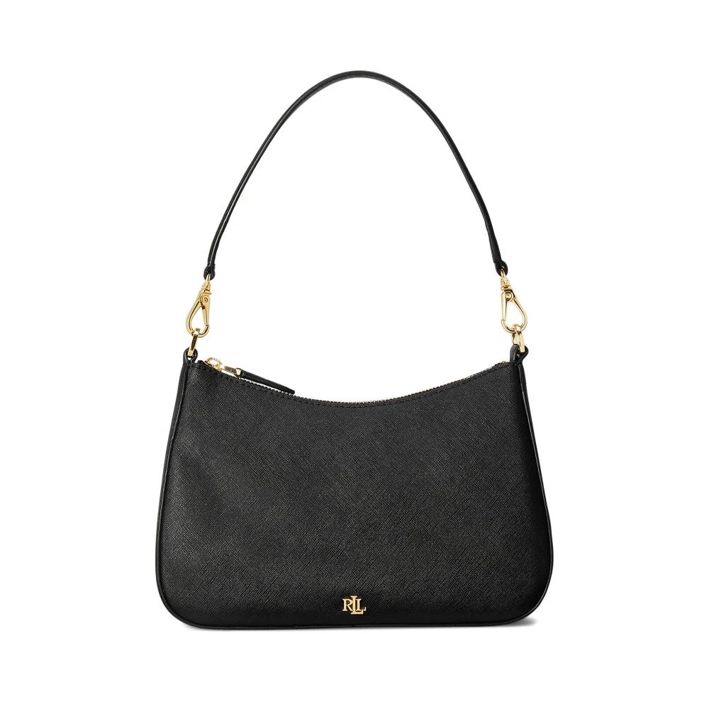 Τσάντα Crosshatch Leather Medium Danni Lauren Ralph Lauren