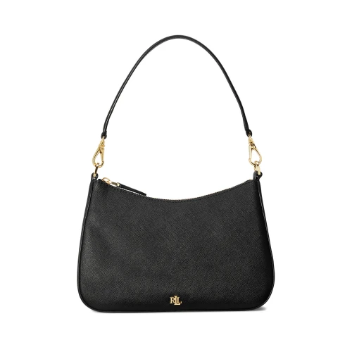 Τσάντα Crosshatch Leather Medium Danni Lauren Ralph Lauren
