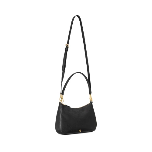 Τσάντα Crosshatch Leather Medium Danni Lauren Ralph Lauren