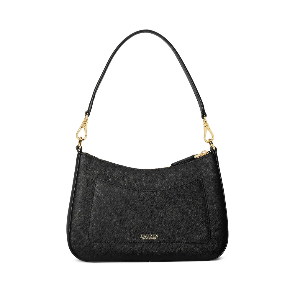 Τσάντα Crosshatch Leather Medium Danni Lauren Ralph Lauren