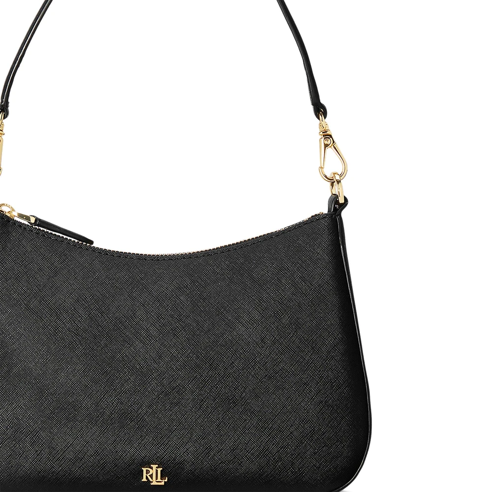 Τσάντα Crosshatch Leather Medium Danni Lauren Ralph Lauren