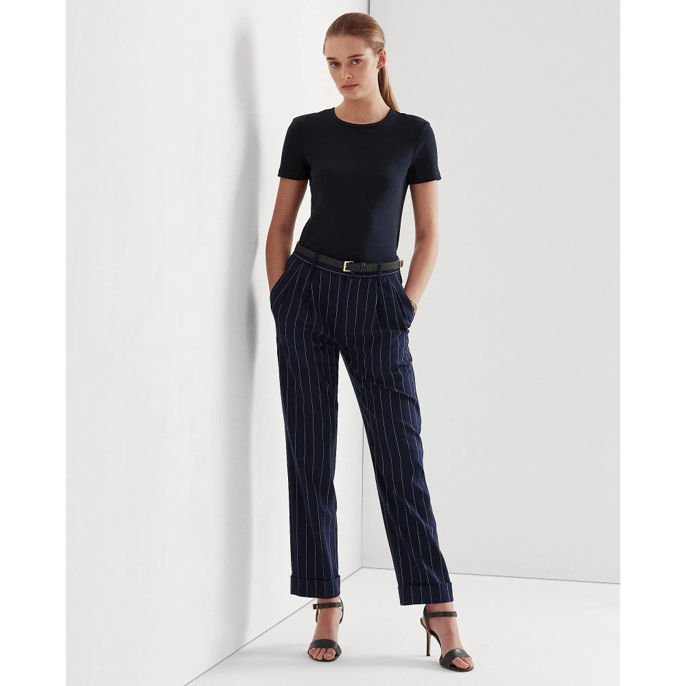 Κοντομάνικη Μπλούζα από Ελαστικό Βαμβάκι Lauren Ralph Lauren