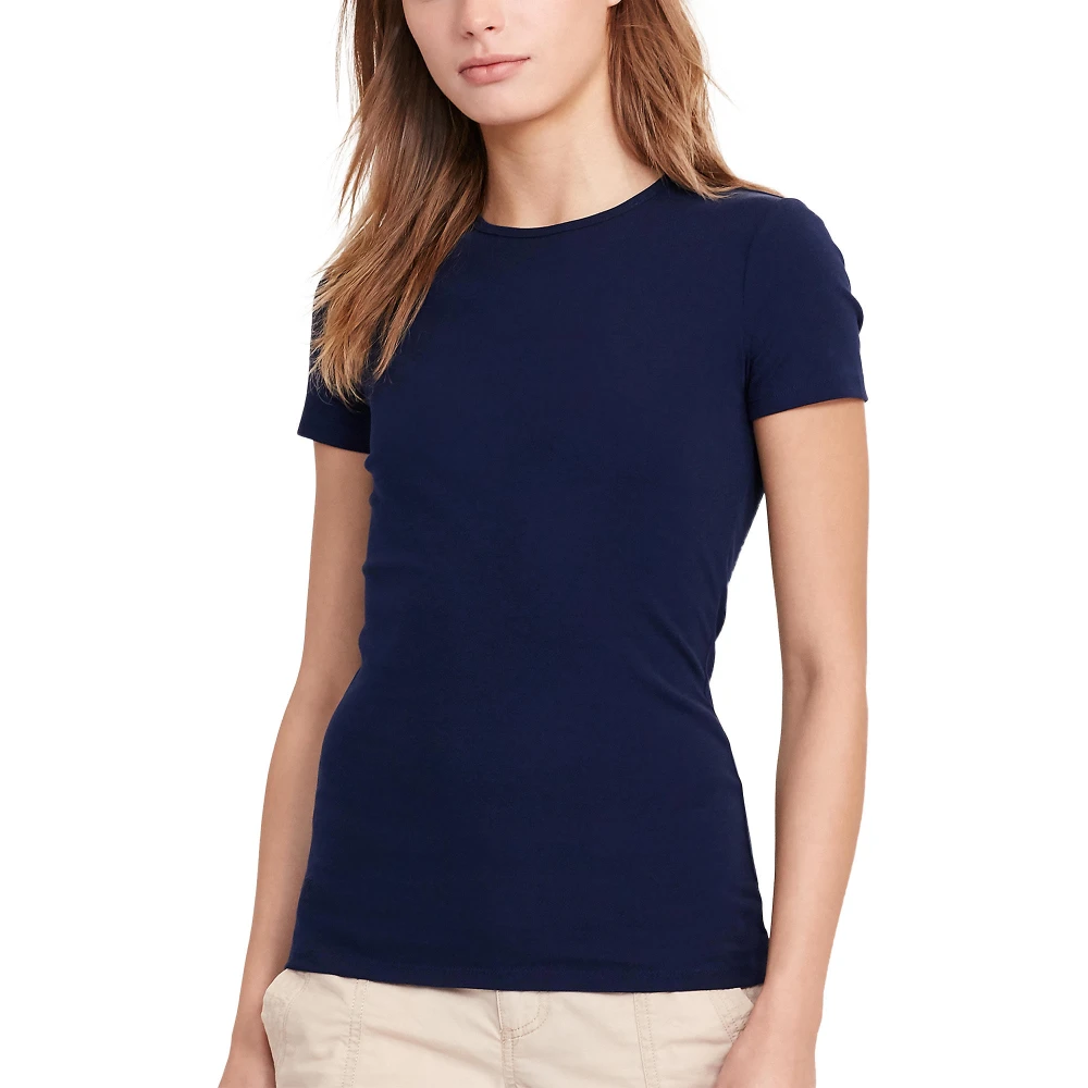 Κοντομάνικη Μπλούζα από Ελαστικό Βαμβάκι Lauren Ralph Lauren