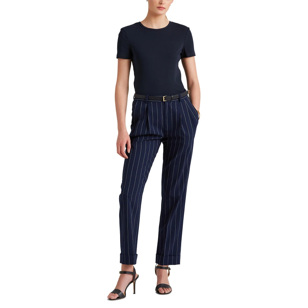 Κοντομάνικη Μπλούζα από Ελαστικό Βαμβάκι Lauren Ralph Lauren