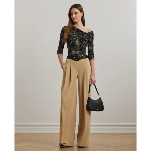 Γυναικείο Μπλουζάκι Off-the-Shoulder με Γεωμετρικό Μοτίβο – Lauren Ralph Lauren