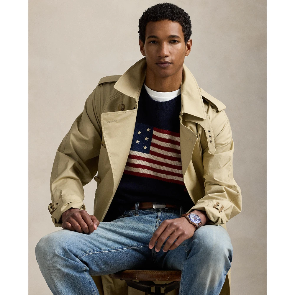 Πλεκτό Γιλέκο Big Fit με Σημαία Polo Ralph Lauren