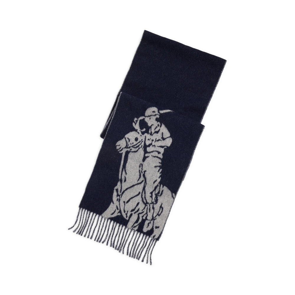 Κασκόλ Big Pony από Μείγμα Μαλλιού Polo Ralph Lauren