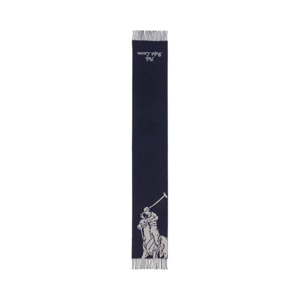 Κασκόλ Big Pony από Μείγμα Μαλλιού Polo Ralph Lauren