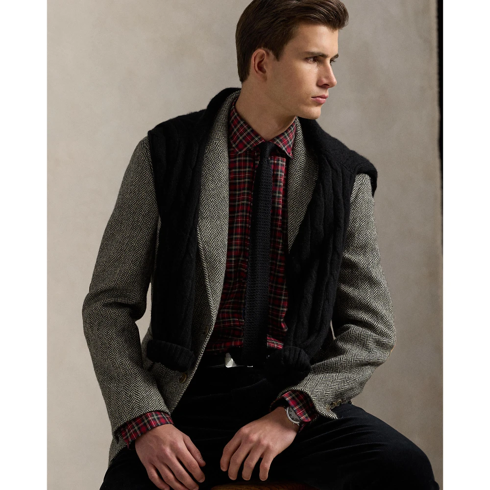 Πουκάμισο από Καρό Twill σε Κλασική Γραμμή Polo Ralph Lauren