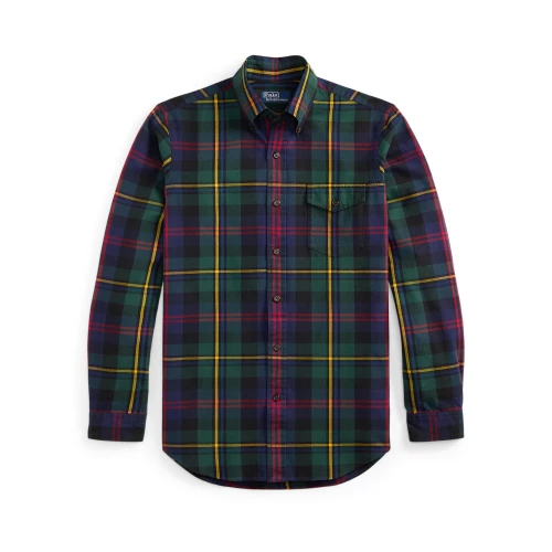 Καρό Πουκάμισο Oxford σε Κλασική Γραμμή Polo Ralph Lauren