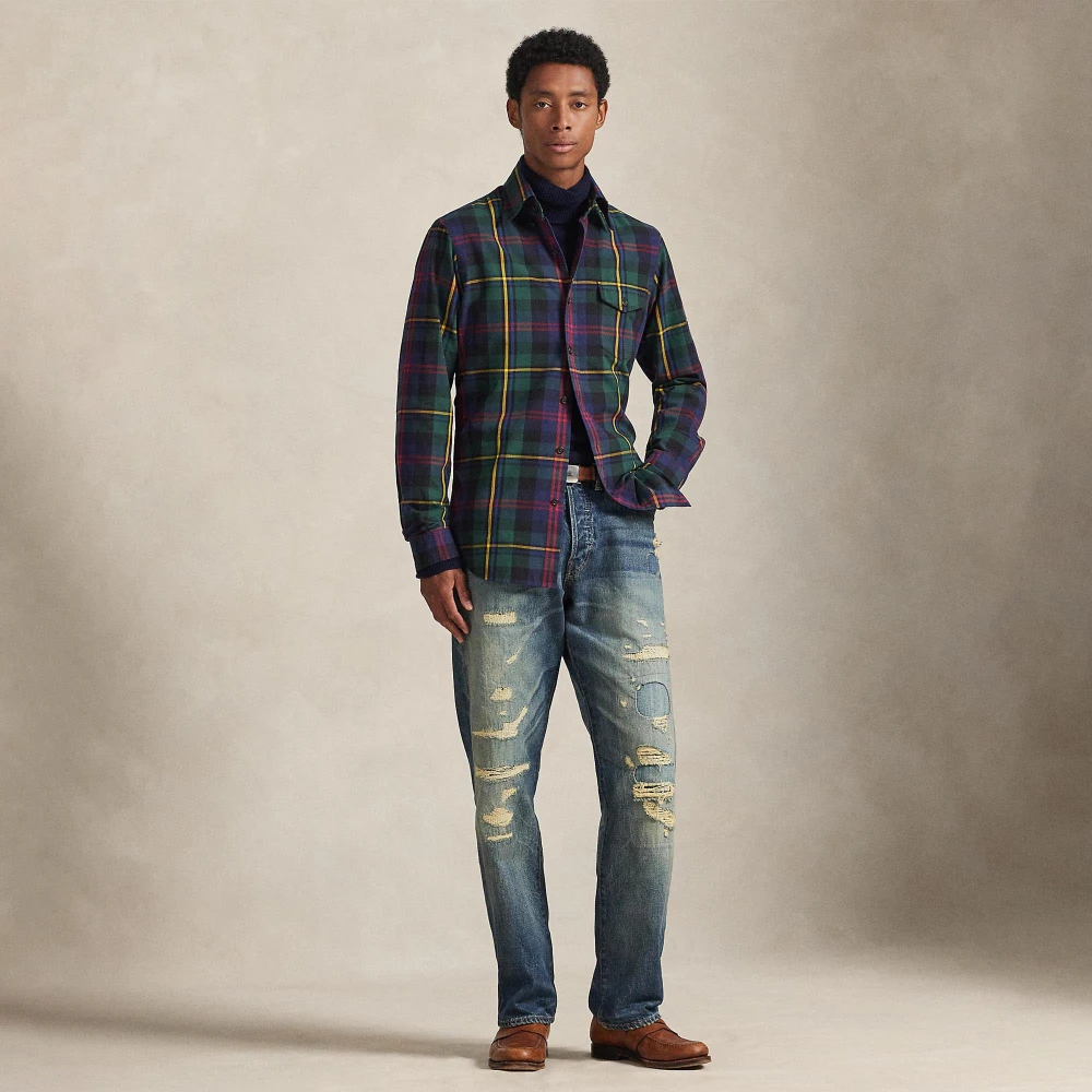 Καρό Πουκάμισο Oxford σε Κλασική Γραμμή Polo Ralph Lauren