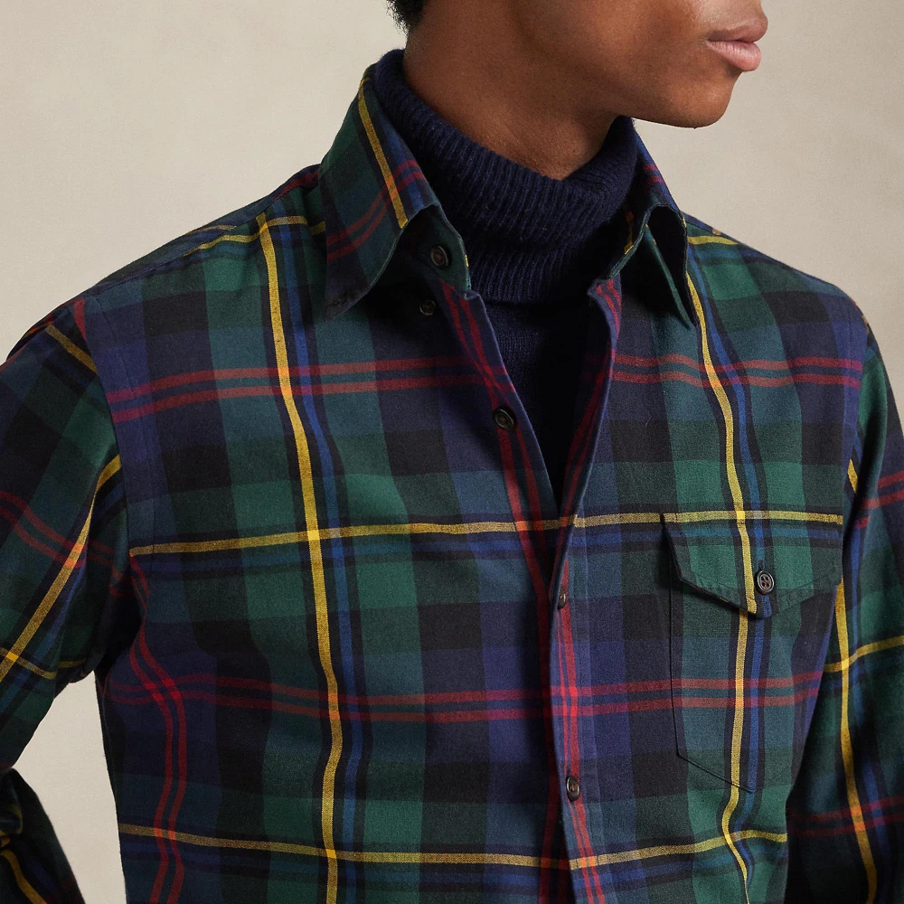 Καρό Πουκάμισο Oxford σε Κλασική Γραμμή Polo Ralph Lauren