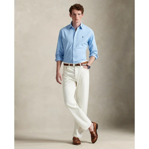 Πουκάμισο Oxford με Ειδική Βαφή, σε Custom Fit Γραμμή Polo Ralph Lauren