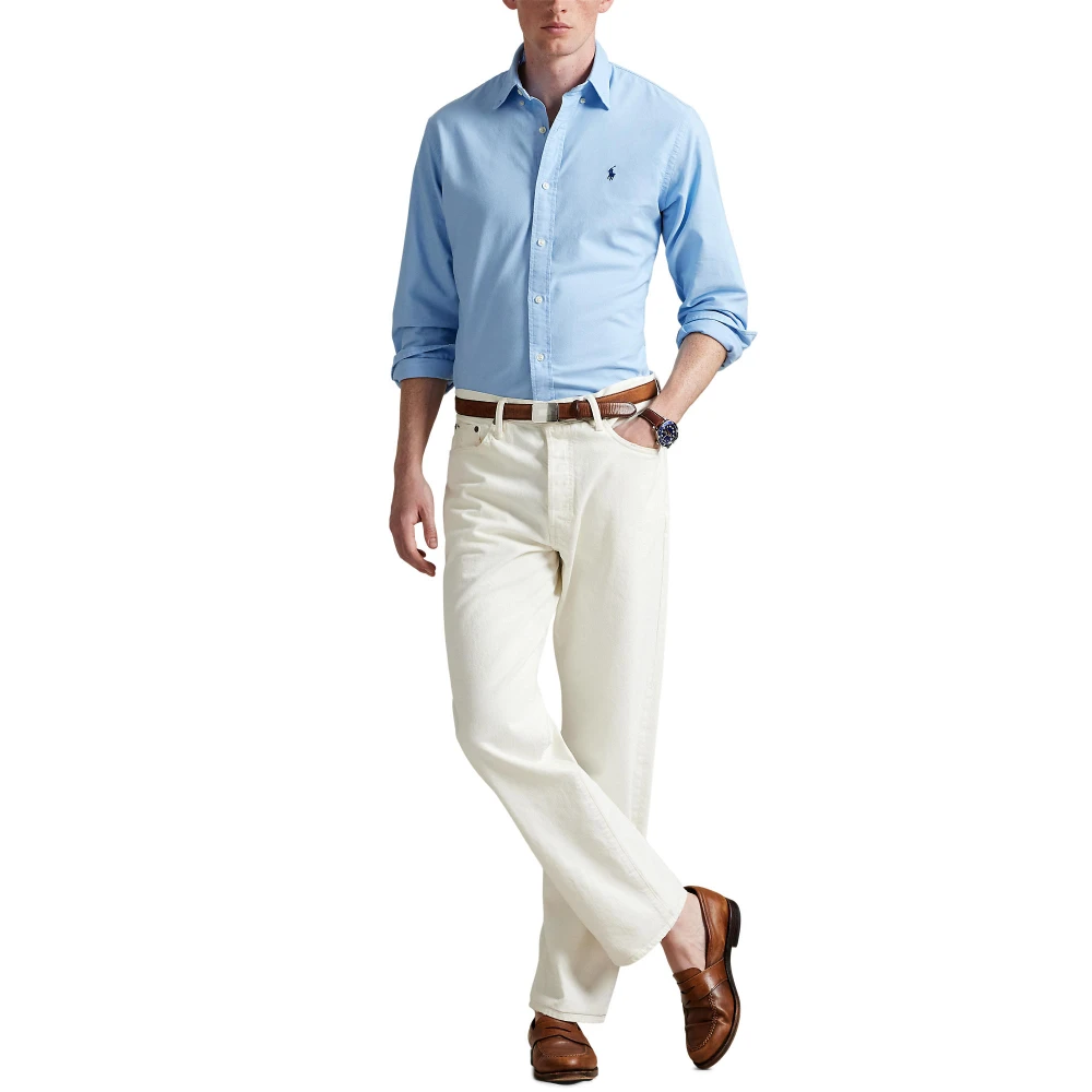 Πουκάμισο Oxford με Ειδική Βαφή, σε Custom Fit Γραμμή Polo Ralph Lauren