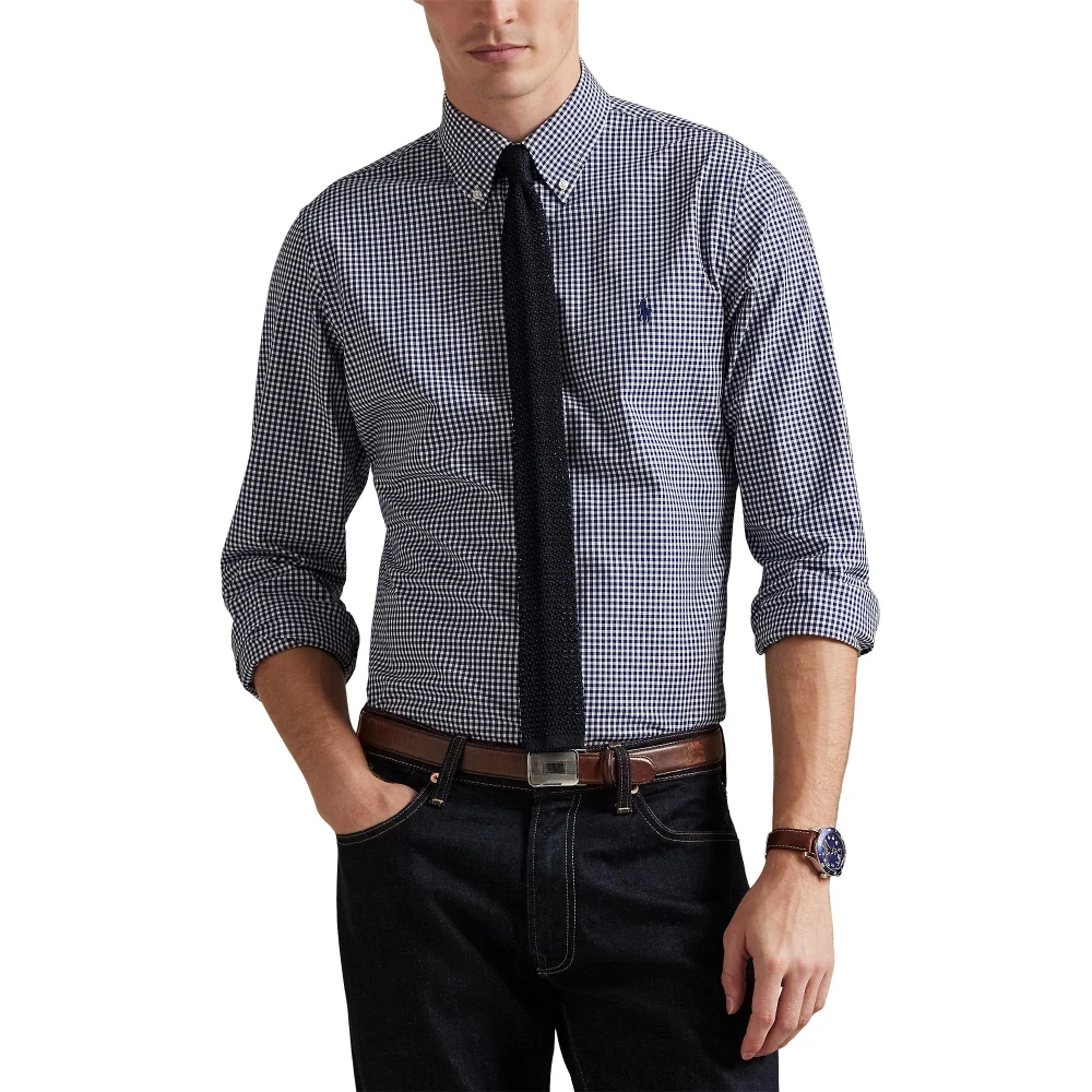 Πουκάμισο Custom Fit Gingham από ελαστική ποπλίνα Polo Ralph Lauren