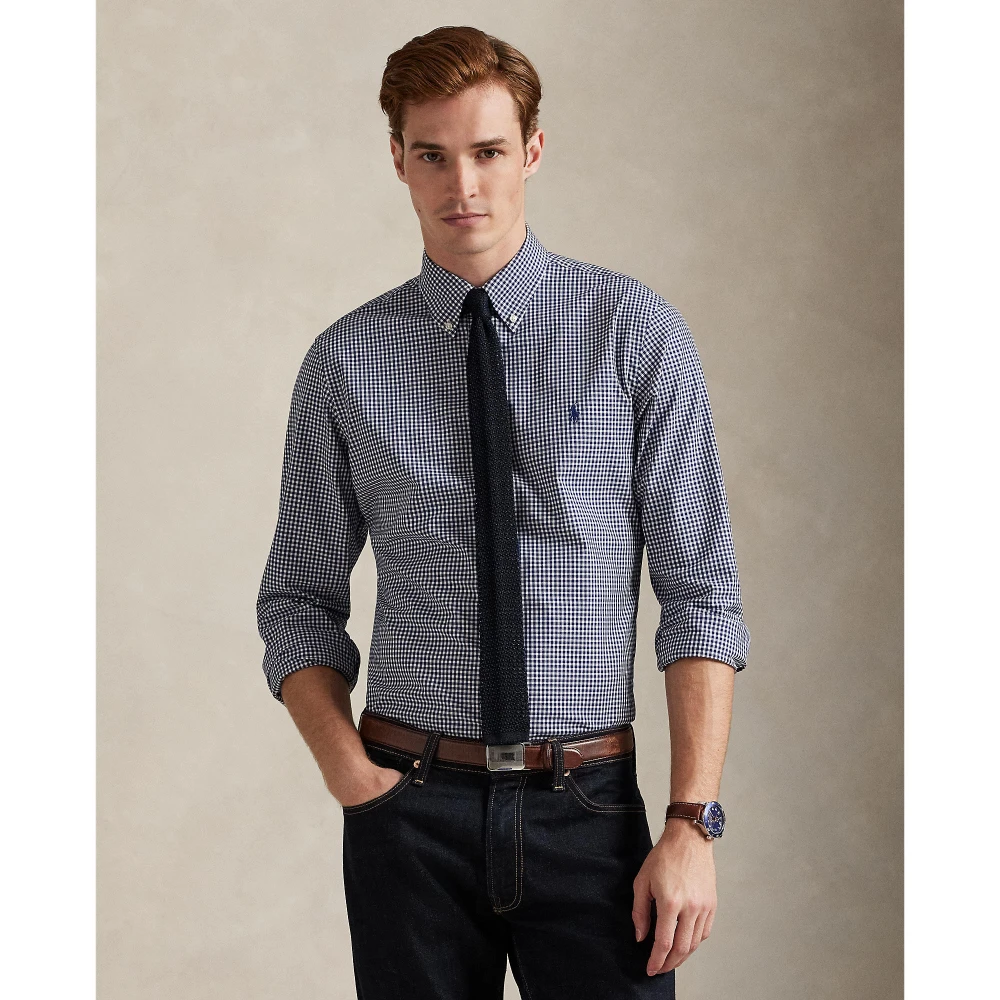 Πουκάμισο Custom Fit Gingham από ελαστική ποπλίνα Polo Ralph Lauren
