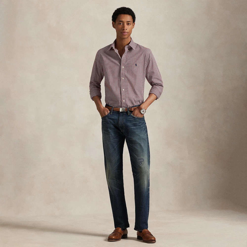Πουκάμισο Custom Fit Gingham από ελαστική ποπλίνα Polo Ralph Lauren