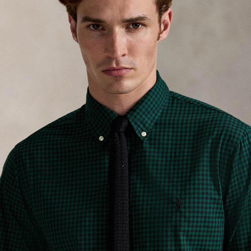 Πουκάμισο Custom Fit Plaid από βαμβακερό twill Polo Ralph Lauren