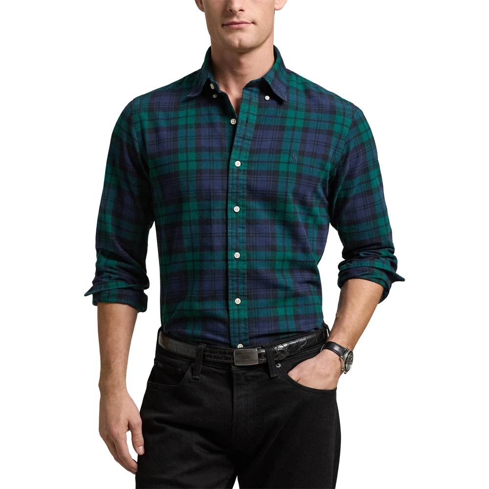 Πουκάμισο Custom Fit Plaid από βουρτσισμένο Oxford Polo Ralph Lauren