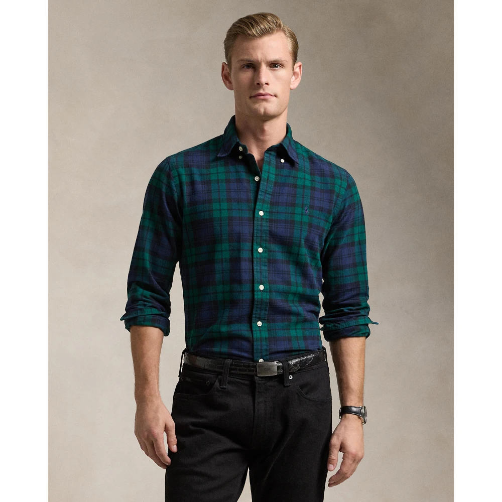 Πουκάμισο Custom Fit Plaid από βουρτσισμένο Oxford Polo Ralph Lauren