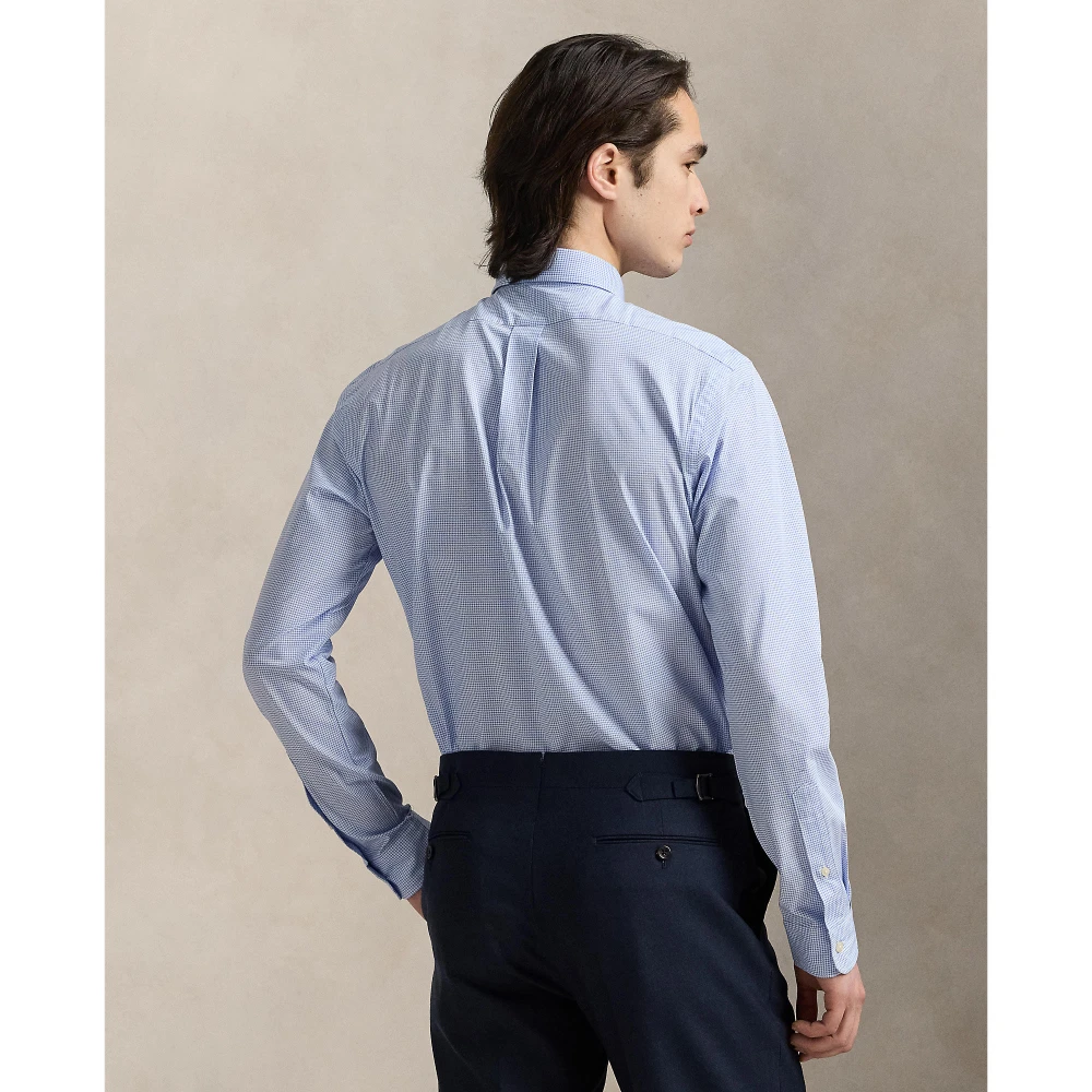 Πουκάμισο Custom Fit Houndstooth από ελαστική ποπλίνα Polo Ralph Lauren
