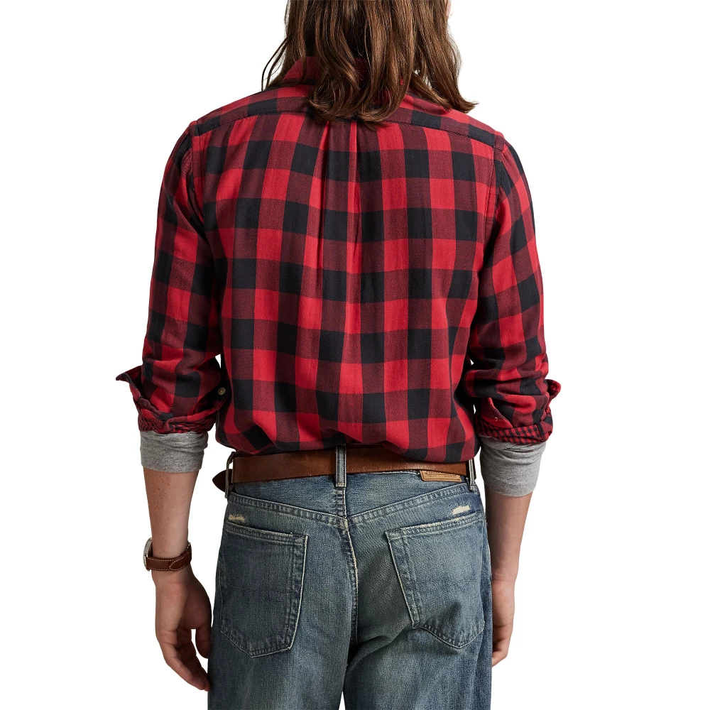 Πουκάμισο Custom Fit Καρό με Διπλής Όψης Ύφασμα Polo Ralph Lauren