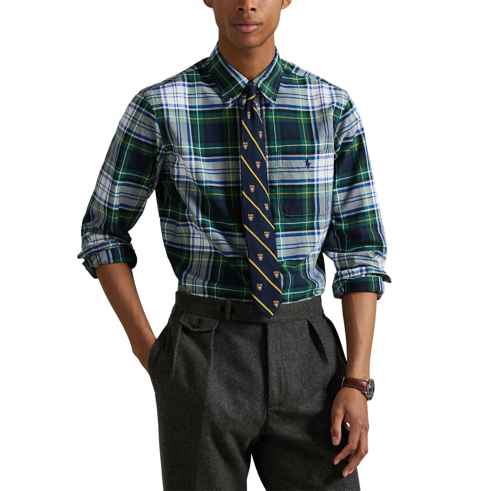 Πουκάμισο Custom Fit Plaid από Oxford Polo Ralph Lauren