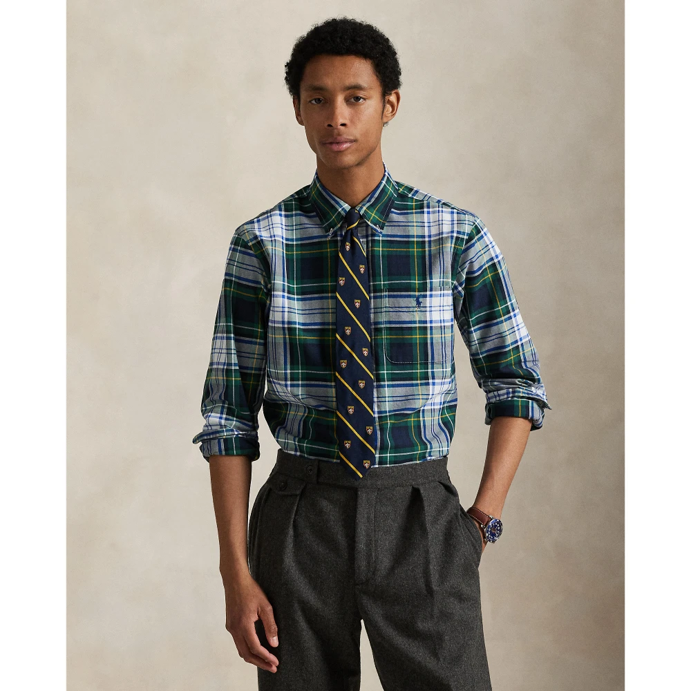 Πουκάμισο Custom Fit Plaid από Oxford Polo Ralph Lauren