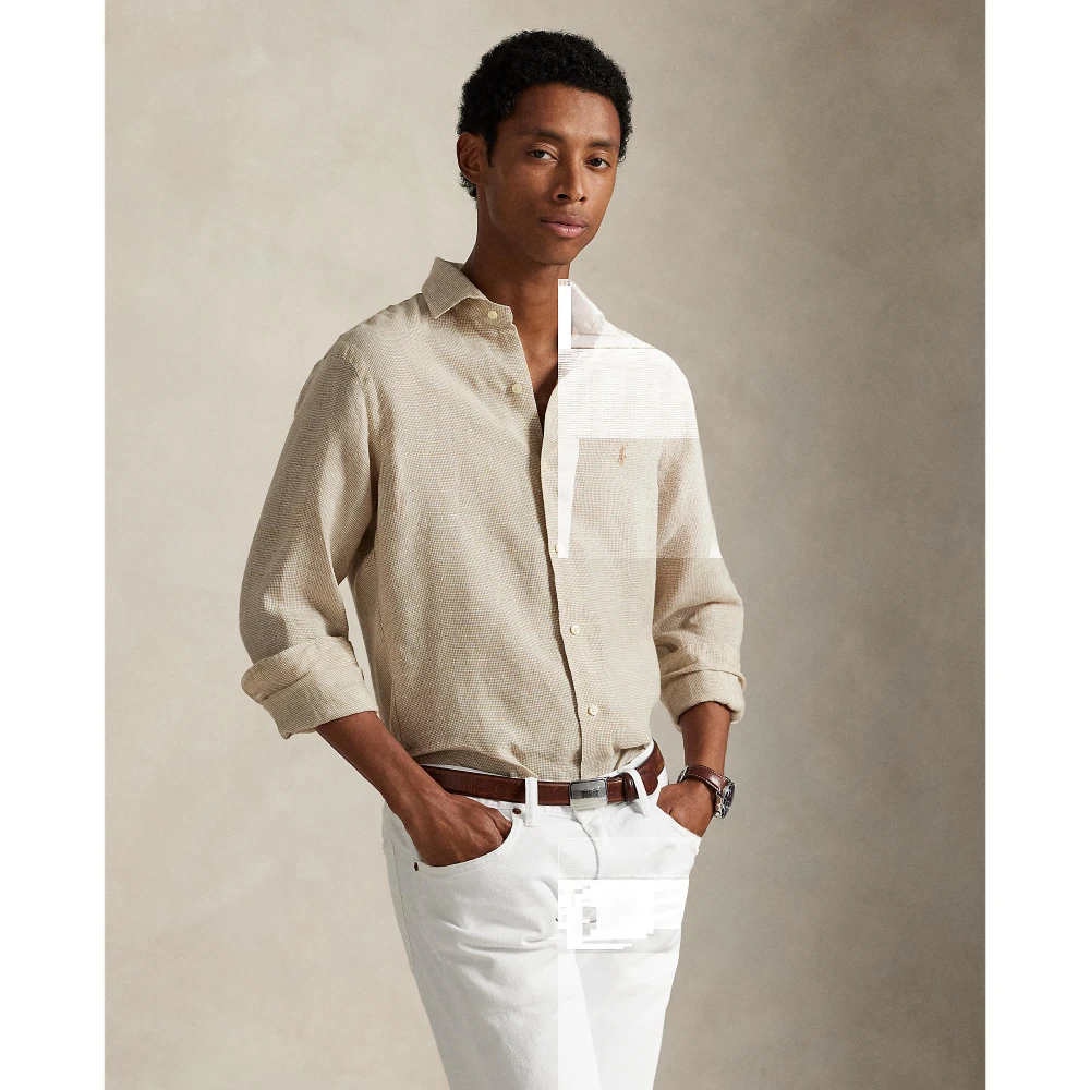 Πουκάμισο Custom Fit από λινό Polo Ralph Lauren