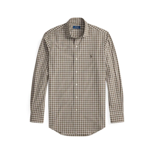 Πουκάμισο Custom Fit Plaid από ελαστική ποπλίνα Polo Ralph Lauren