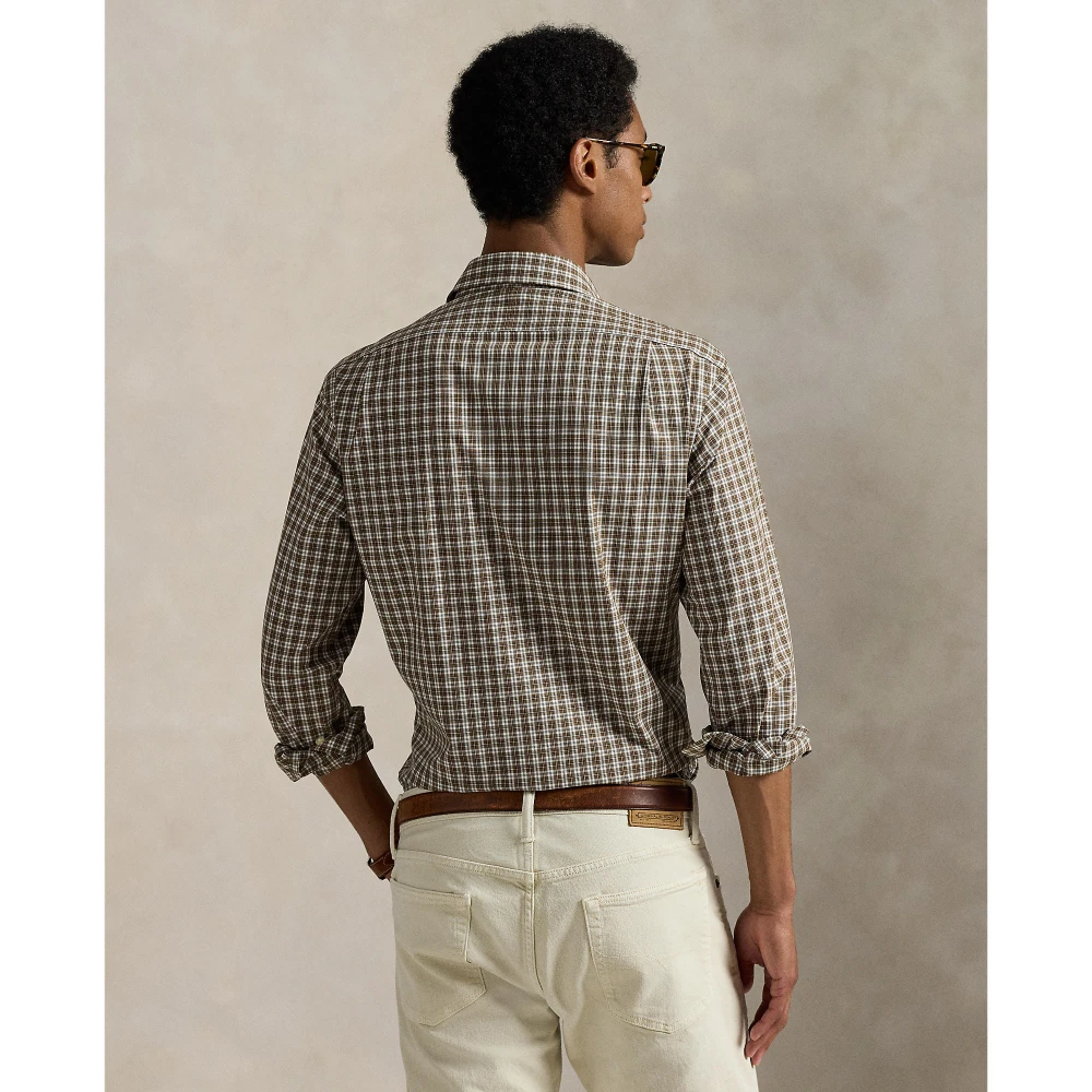 Πουκάμισο Custom Fit Plaid από ελαστική ποπλίνα Polo Ralph Lauren