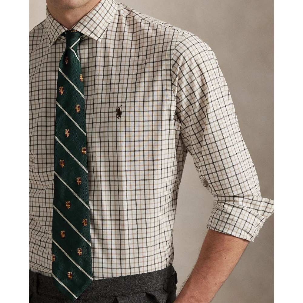 Πουκάμισο Custom Fit Plaid από ελαστική ποπλίνα Polo Ralph Lauren