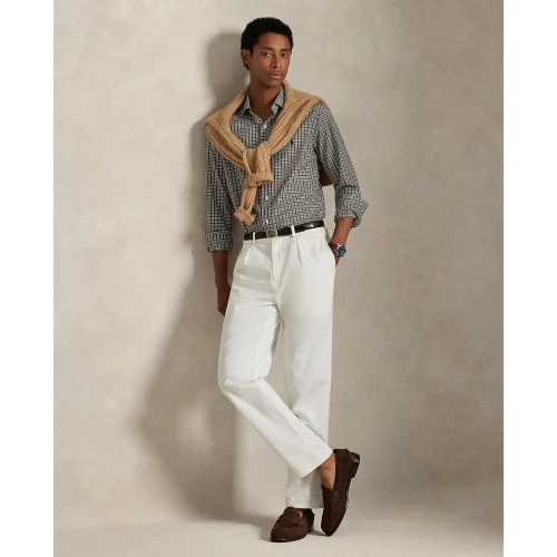 Πουκάμισο Custom Fit Plaid από ελαστική ποπλίνα Polo Ralph Lauren