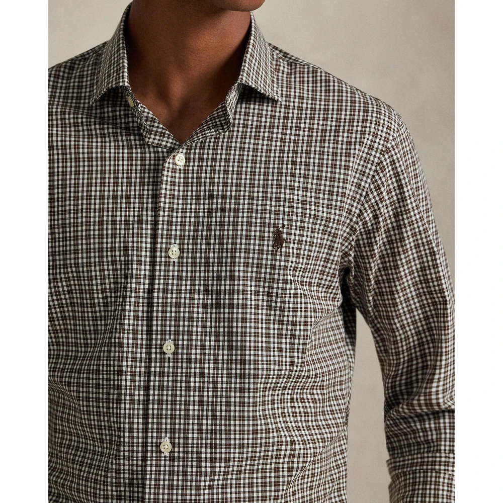Πουκάμισο Custom Fit Plaid από ελαστική ποπλίνα Polo Ralph Lauren