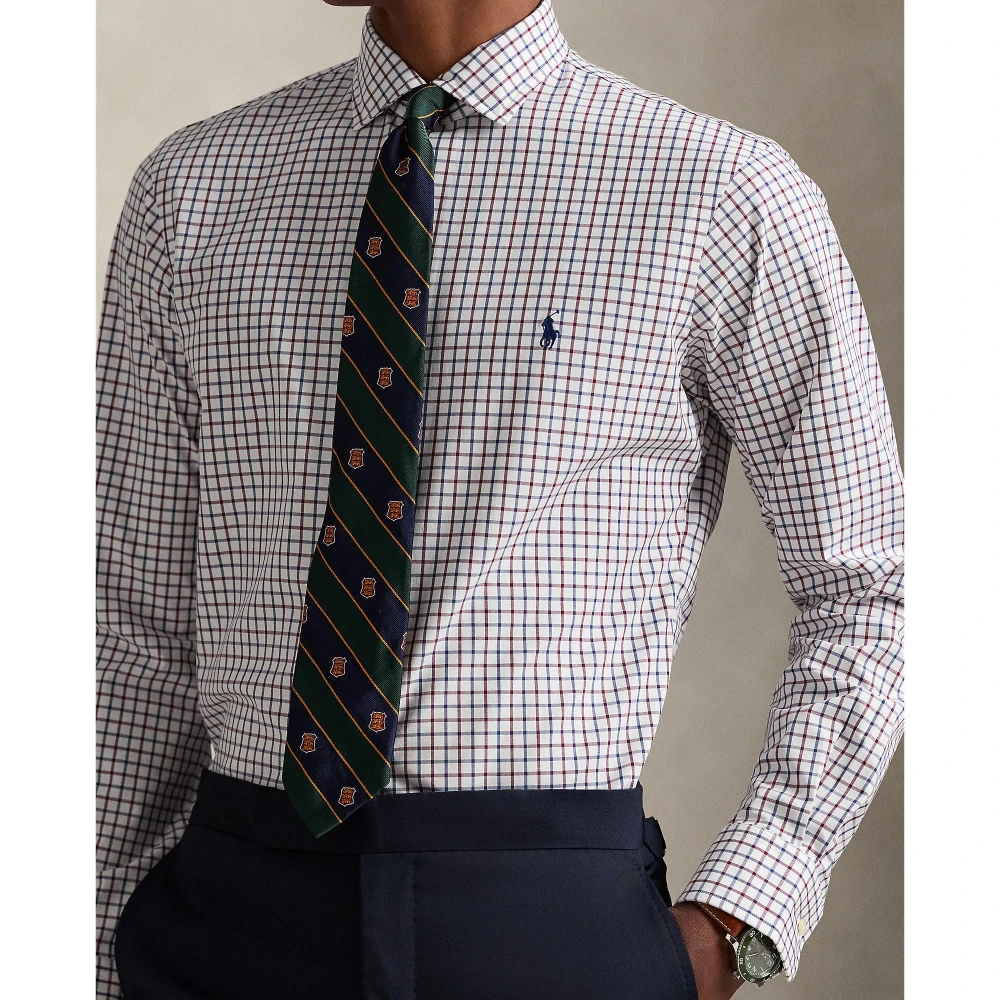 Πουκάμισο Custom Fit Plaid από ελαστική ποπλίνα Polo Ralph Lauren