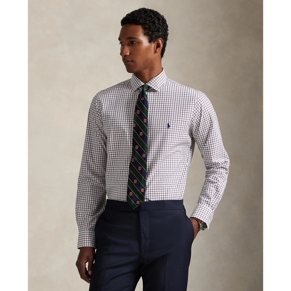 Πουκάμισο Custom Fit Plaid από ελαστική ποπλίνα Polo Ralph Lauren