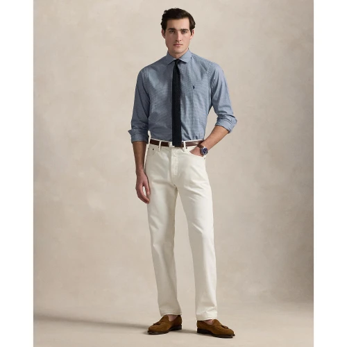 Πουκάμισο Custom Fit Houndstooth από βαμβακερό twill Polo Ralph Lauren