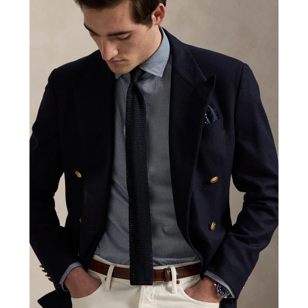 Πουκάμισο Custom Fit Houndstooth από βαμβακερό twill Polo Ralph Lauren