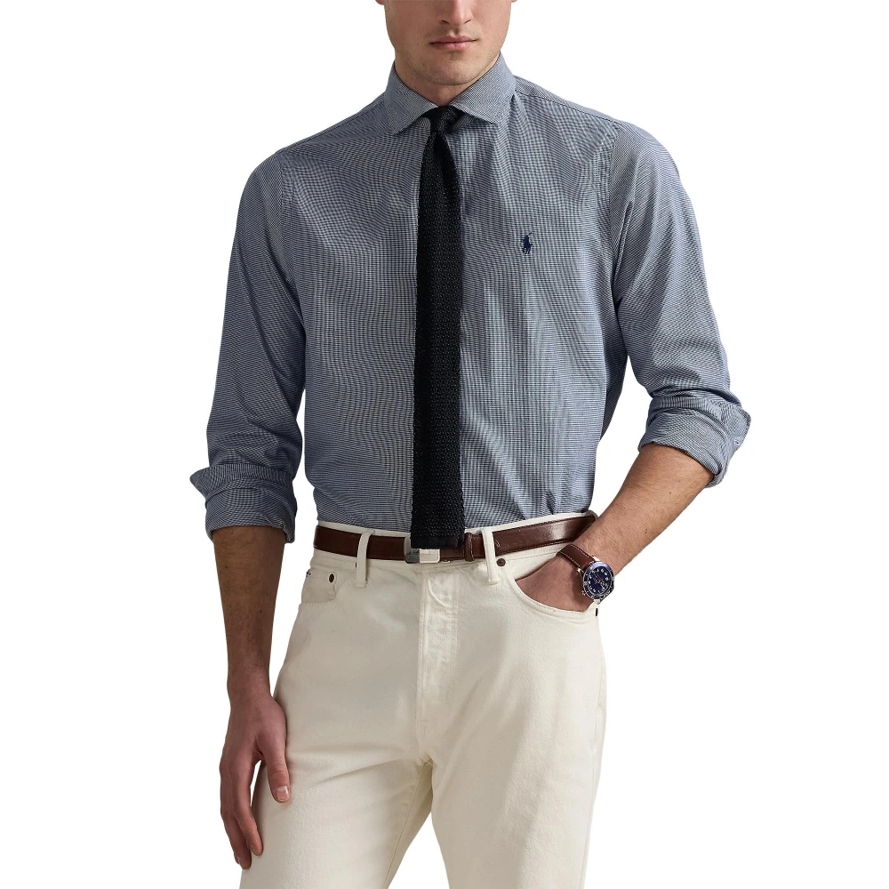 Πουκάμισο Custom Fit Houndstooth από βαμβακερό twill Polo Ralph Lauren