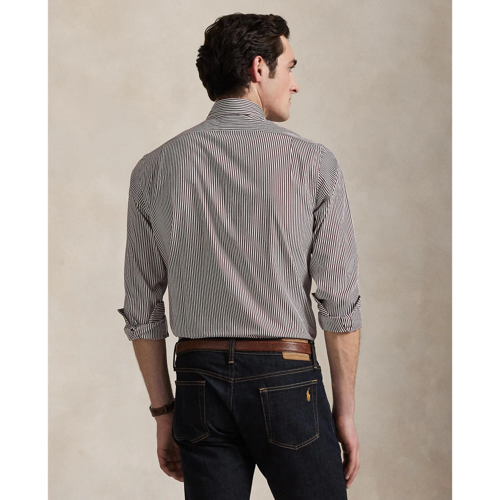 Πουκάμισο Custom Fit Striped από ποπλίνα Polo Ralph Lauren
