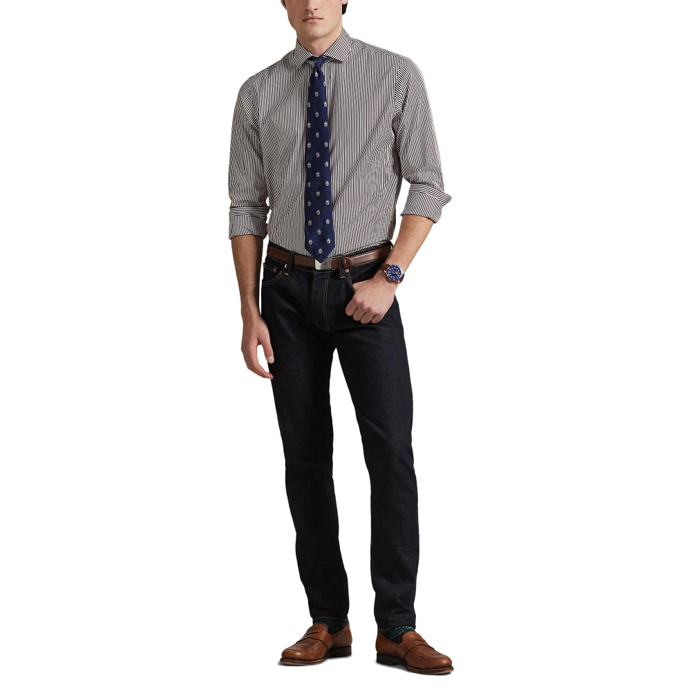 Πουκάμισο Custom Fit Striped από ποπλίνα Polo Ralph Lauren