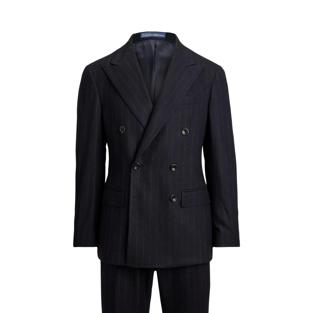 Κοστούμι Polo Tailored με ρίγες από μάλλινο ύφασμα Polo Ralph Lauren