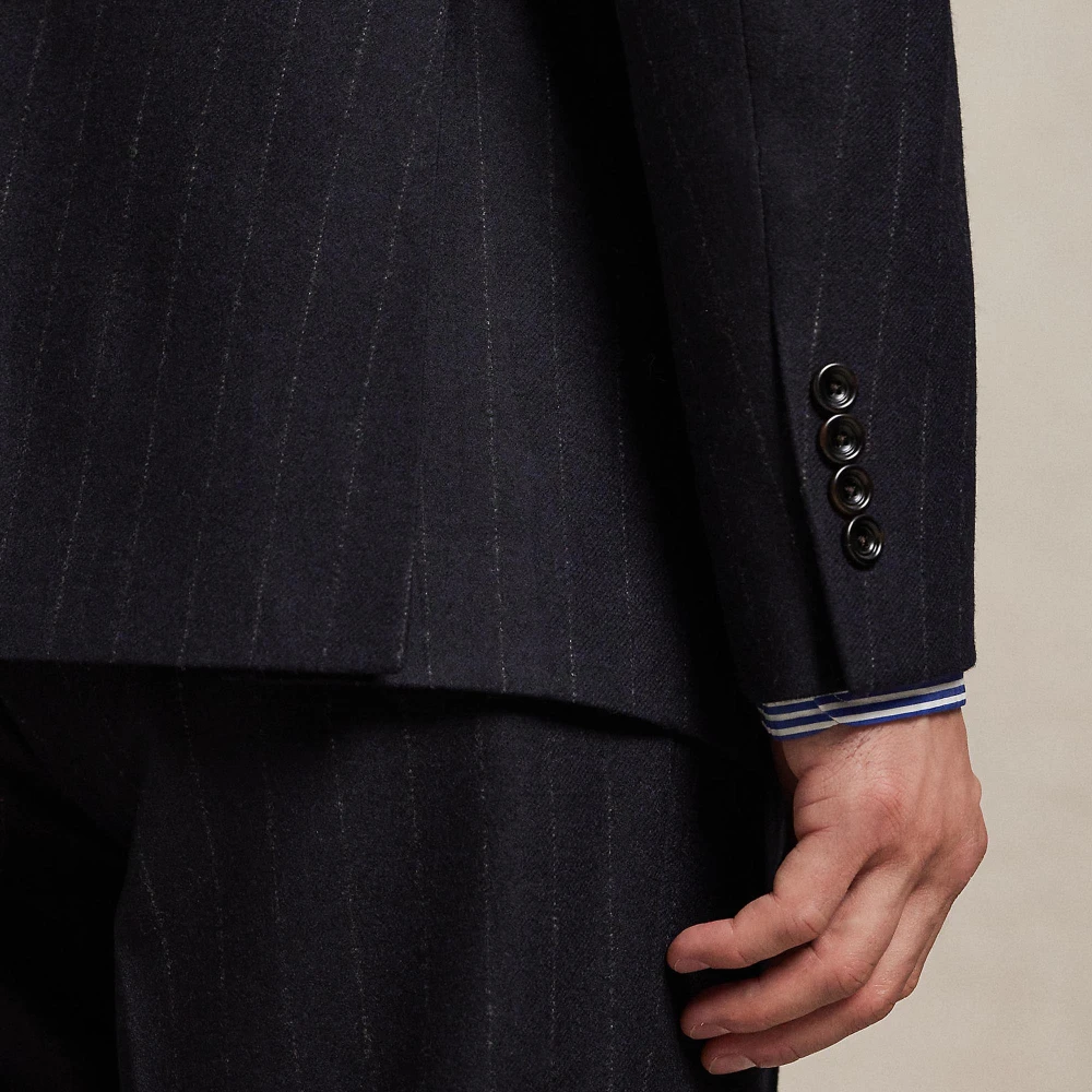 Κοστούμι Polo Tailored με ρίγες από μάλλινο ύφασμα Polo Ralph Lauren