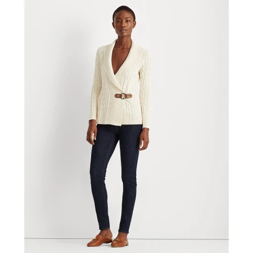 Πλεκτή Μπλούζα από Βαμβάκι με Αγκράφα Lauren Ralph Lauren