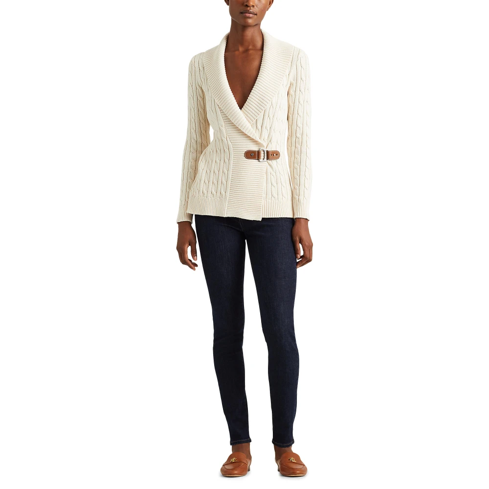 Πλεκτή Μπλούζα από Βαμβάκι με Αγκράφα Lauren Ralph Lauren